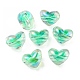 Two Tone UV Plating Transparent Acrylic European Beads(OACR-F004-06A)-1