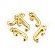 Aleación de oro plateado colgantes de letras(X-PALLOY-J718-01G-J)-2