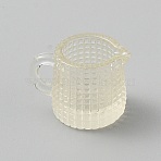 Resin Cup Mini Model, Micro Landscape Dollhouse Accessories, Pretending Prop Decorations, Clear, 25.5x19x18mm(RESI-TAC0001-87A)