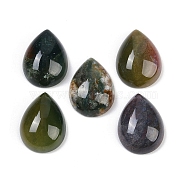 Natural Indian Agate Cabochons, Teardrop, 20~20.5x15~15.5x6.5~7mm(G-H094-01A-18)