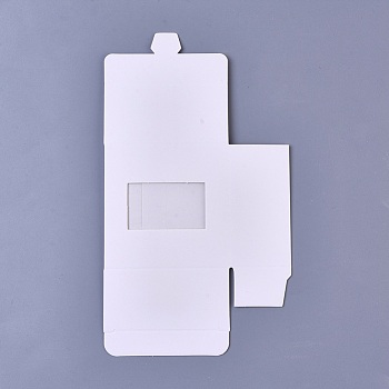 Kraft Paper Box, Square, White, 80x80x40mm