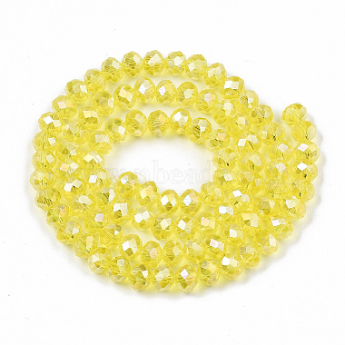 Electroplate Glass Beads Strands(X-EGLA-A034-T8mm-B21)-2
