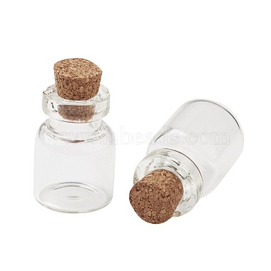 Clear Glass Jar Wishing Bottles Vials with Cork(AJEW-JP0001-01)-3