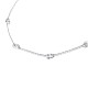 TINYSAND 925 Sterling Silver Interlocking Chain Necklaces(TS-N320-S)-3