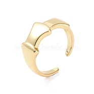 Brass Cuff Finger Rings, None, US Size 8 1/2(18.5mm)(RJEW-H227-01G-03)