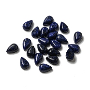 Dyed Natural Lapis Lazuli Cabochons, Teardrop, 6x4x2.5mm(G-Q173-02A-03)