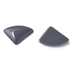 Opaque Acrylic Cabochons, Triangle, Gray, 19.5x28x5mm, about 354pcs/500g(MACR-S373-144-A03)