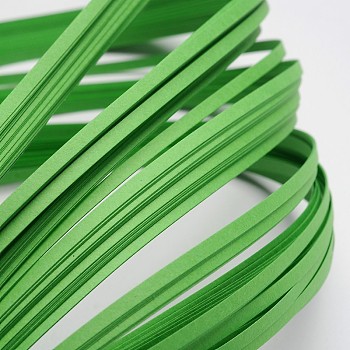 Quilling Paper Strips, Lime Green, 390x3mm, about 120strips/bag