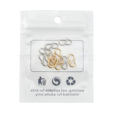 10Pcs 2 Colors 304 Stainless Steel S Hook Clasps(STAS-YW0001-31)-6