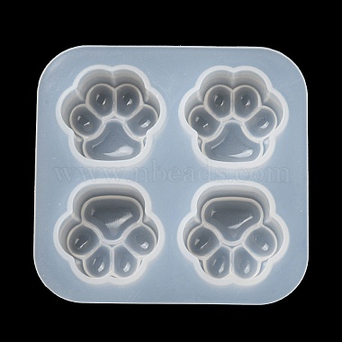 Paw Print Shape Food Grade Silicone Molds(DIY-F147-02)-3