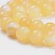 Chapelets de perles en jade topaze naturelle(G-E266-11A-10mm)-3