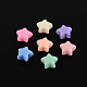 Solid Color Opaque Acrylic Five-Pointed Star Beads(SACR-S032-M02)-1