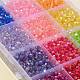 4200Pcs 15 Colors Bicone AB Color Plated Eco-Friendly Transparent Acrylic Beads(TACR-FS0001-25)-5