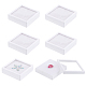 Square Plastic Loose Diamond Storage Boxes(CON-WH0095-50B)-1