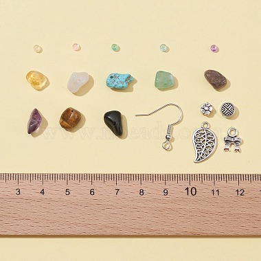 Kit de fabrication de bracelets et boucles d'oreilles en perles(DIY-FS0002-63)-6