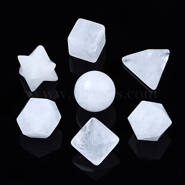 Mixed Shapes Quartz Crystal Beads