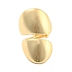 Pendientes tipo brazalete de latón chapado en oro real de 14k(EJEW-M232-02B-G)-2
