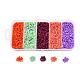 90G 5 Colors 12/0 Baking Paint Glass Seed Beads(SEED-YW0001-14B)-1