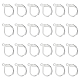 40Pcs 304 Stainless Steel Leverback Earring Findings(STAS-UN0041-87)-1