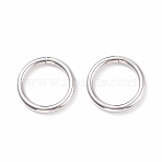 Non-Tarnish 304 Stainless Steel Closed Jump Rings, Saw Cut Round, Stainless Steel Color, 12 Gauge, 16x2mm, Inner Diameter: 12mm(STAS-F174-16P)