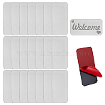 30Pcs Self-adhesion Aluminium Sheet, Blank Name Plates, for Laser Engraving, Sublimation, Rectangle, Platinum, 101x51x1mm(DIY-BC0014-57P)