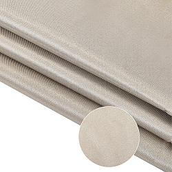 EMF Protection Fabric, Faraday Fabric, EMI, RF & RFID Shielding Nickel Copper Fabric, Tan, 150x90x0.08cm(FIND-WH0139-245)