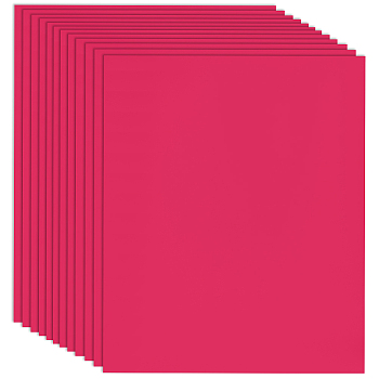 PVC Heat Transfer Vinyl, HTV Iron On Vinyl for T-shirts Clothing Garments Bags Fabrics DIY Decoration, Rectangle, Medium Violet Red, 305x253x0.2mm