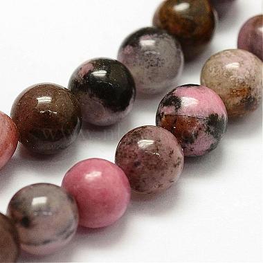 Natural Rhodonite Beads Strands(G-F364-01-8mm)-3
