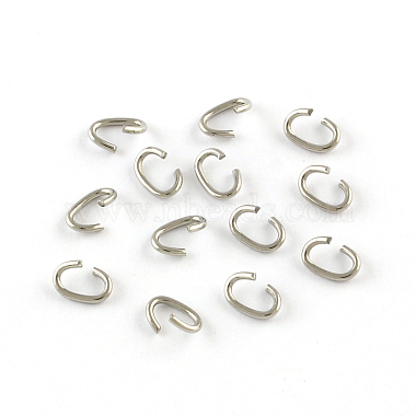 Stainless Steel Color Oval Stainless Steel Open Jump Rings
