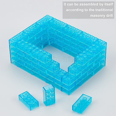 Olycraft Plastic Children DIY Building Blocks(DIY-OC0003-83)-7
