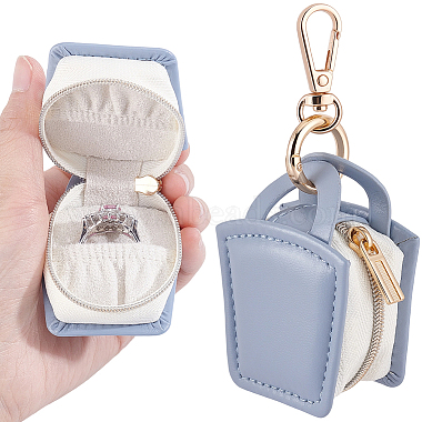 Mini PU Leather Ring Organizer Boxes(CON-BBC0001-31B)-1
