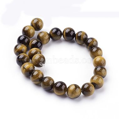 Natural Tiger Eye Beads Strands(G-C076-8mm-1B)-2
