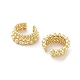 Round Ball Brass Cuff Earrings(EJEW-D088-13G)-2