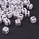 Chunky Letter I Acrylic Cube Beads for Kids Jewelry(X-PL37C9129-I)-1