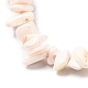 Natural Pink Shell Beads Strands(BSHE-G029-02)-3