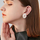 4 Pairs 4 Style Alloy Round Knot Clip-on Earrings for Women(EJEW-AN0004-31)-6