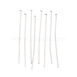 Tarnish Resistant 304 Stainless Steel Flat Head Pins, Stainless Steel Color, 35x0.6mm, 22 Gauge, about 5000pcs/bag, Head: 1mm(STAS-E023-0.6x35mm)