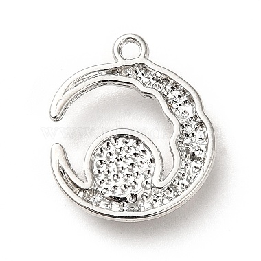 Rack Plating Alloy Rhinestone Pendants(ALRT-K047-01P)-2