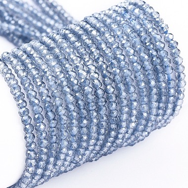 2mm LightSteelBlue Rondelle Glass Beads
