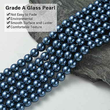 perles de verre de qualité écologiques(HY-J002-8mm-HX061)-3