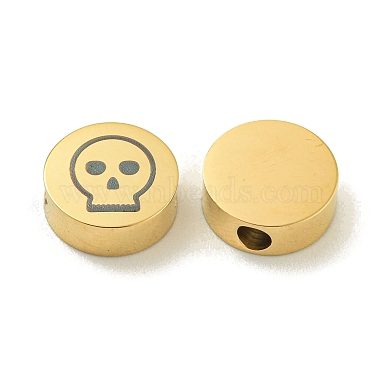 Halloween 304 Stainless Steel Beads(STAS-U017-01G-F)-2