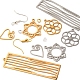 Kit de fabrication de boucles d'oreilles en filigrane bricolage(DIY-YW0006-25)-3