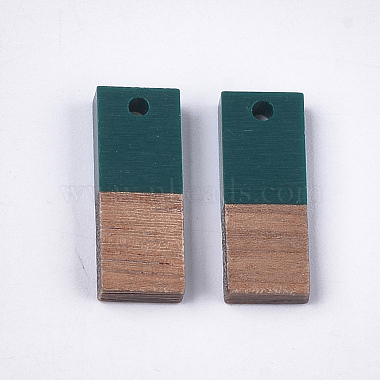 Colgantes de resina y madera de nogal(RESI-S358-79C)-2