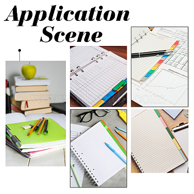 Paper Discbound Notebook Index Divider Sheets(AJEW-WH0314-735)-6