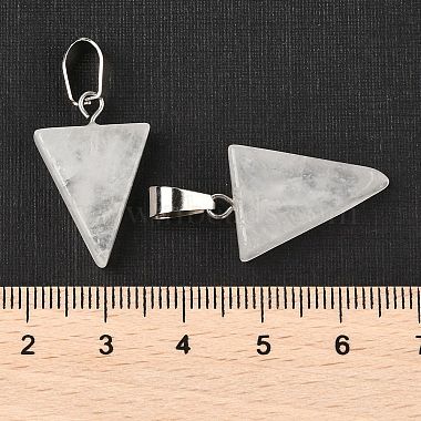 Natural Quartz Crystal Pendants(G-B127-04P-10)-4