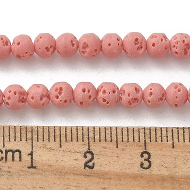 Synthetic Lava Rock Dyed Beads Strands(G-H311-08D-08)-2