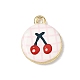 Printed Alloy Pendants(ENAM-F160-03B-G)-1