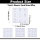 4 feuilles d'autocollants d'étiquettes adhésives en pvc pour sirop de café(STIC-WH0003-011)-2