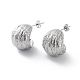 Non-Tarnish 304 Stainless Steel Round Stud Earrings(EJEW-D095-04P)-1