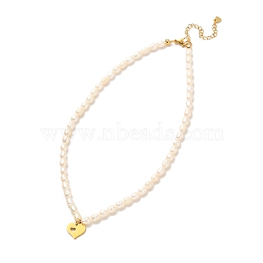 Набор ожерелий с подвесками в форме сердца для девушек и женщин(NJEW-JN03682)-4